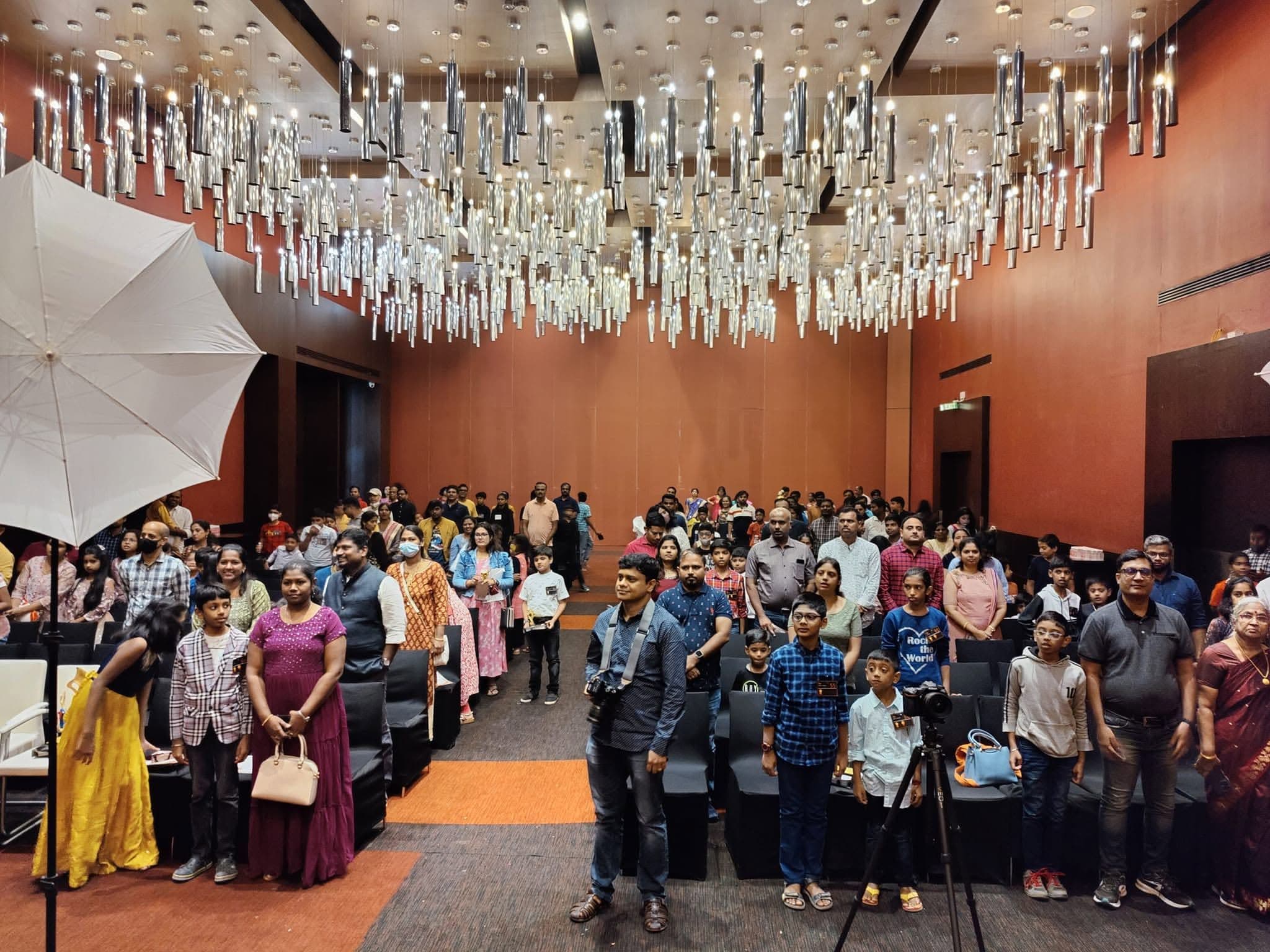 Photo: the 5th anniversary celebration, audience enjoying the event